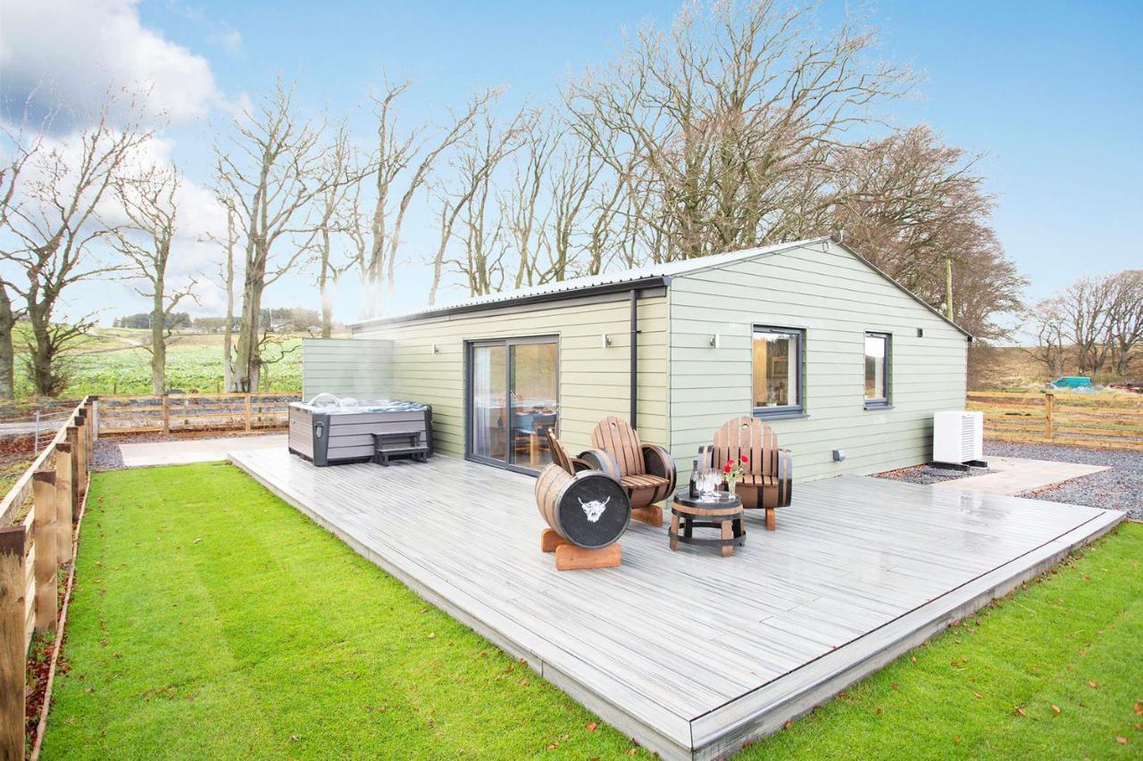 Shiphorns Luxury Cabin With A Hot Tub Eddleston Luaran gambar